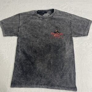 Hawaiian Lava Tie Dyed Acid Wash Look Graphic T Shirt Lava Dyed Mens Medium